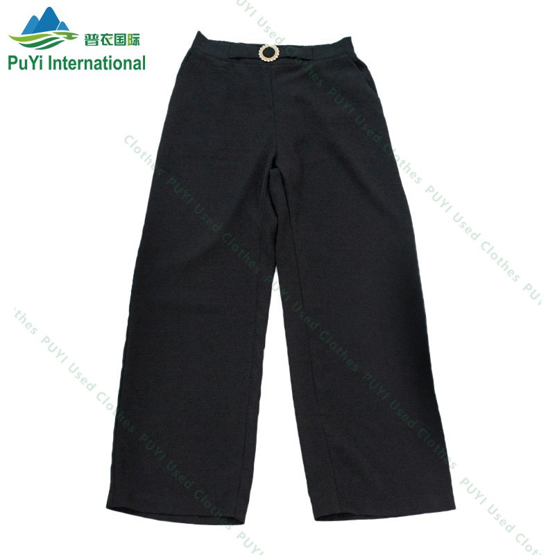 bohemian ladies wide leg palazzon pants bulk used clothes europe bales second hand brand used clothes from uk pant