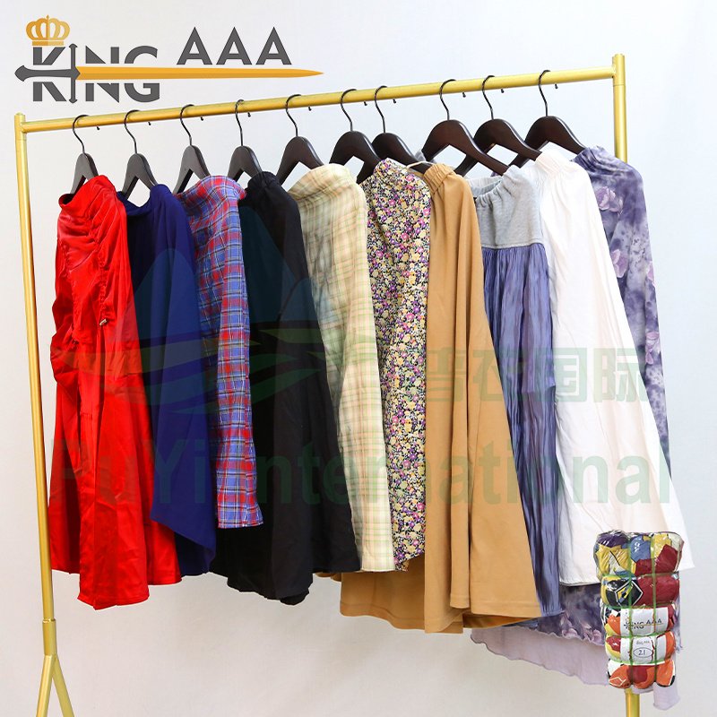 Pleated Skirt Custom Casual summer Women Skirts used clothing stock apparel