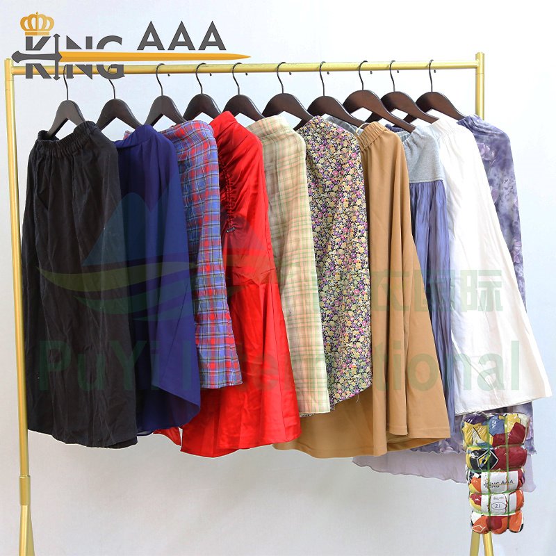 Pleated Skirt Custom Casual summer Women Skirts used clothing stock apparel