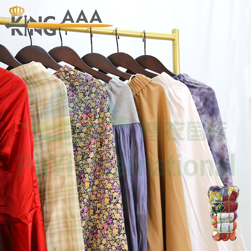Pleated Skirt Custom Casual summer Women Skirts used clothing stock apparel