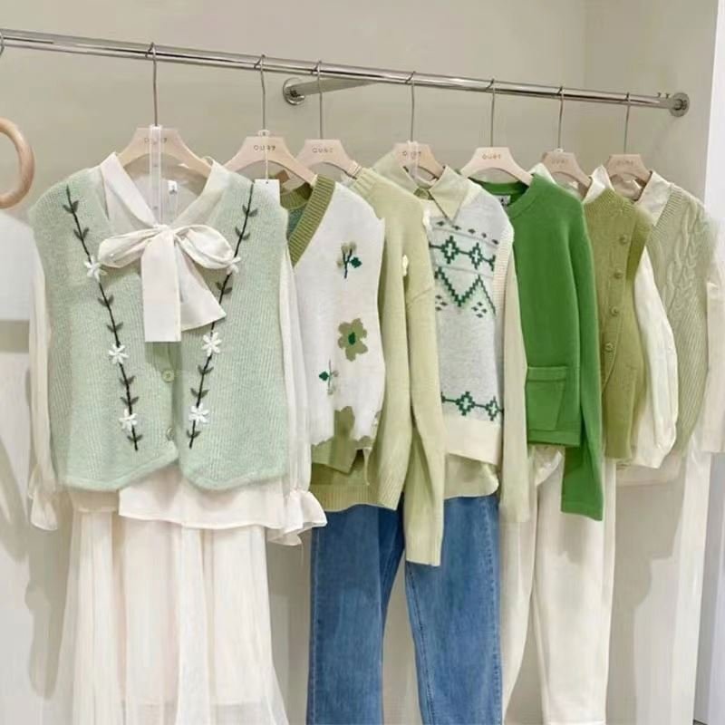 Supplier Fashion Used Loose Long Ladies Second Hand Cardigan Women's Ladies Fashion Sweater Stock