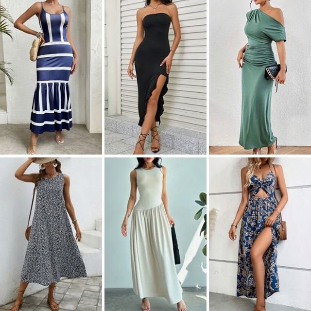 2024 Summer Short sleeved Dress used Women's Casual Clothing Dress Random Shipment