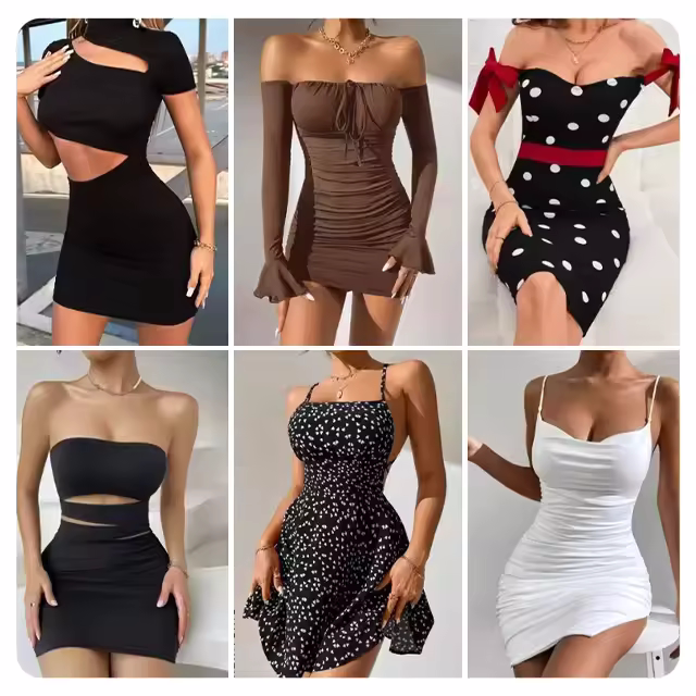 Wholesale of clothing mixed bags women's tops swimsuits bikinis, mixed dresses loose Ropa bags clothes
