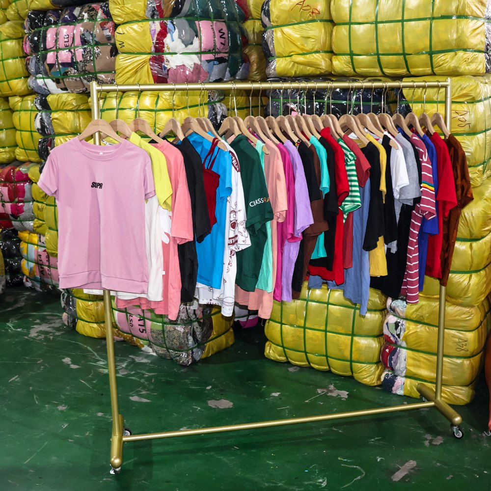 First quality second hand clothing for women ukay bales assorted wholesale used lady t shirts