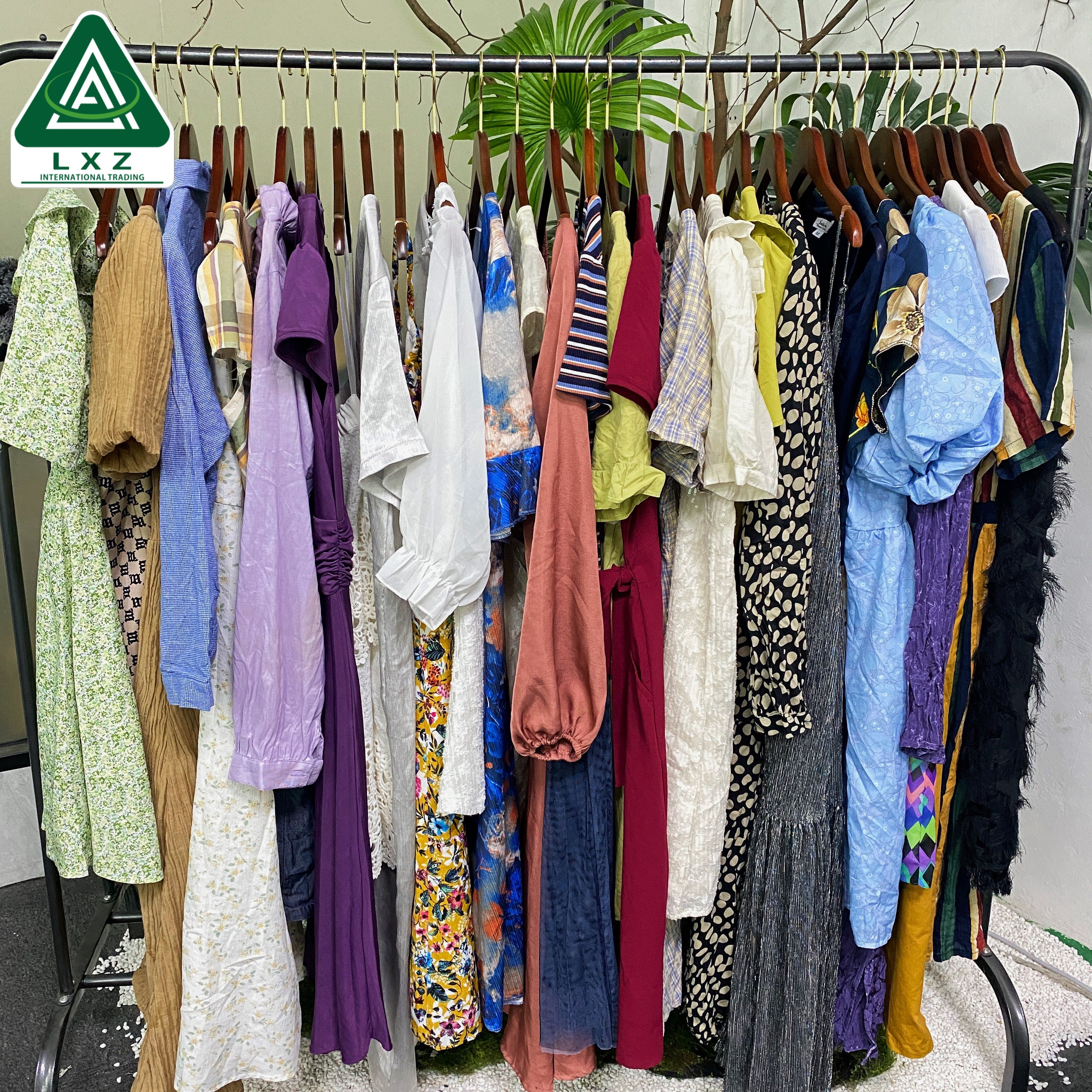 Used Clothes For Women In Summer High Quality Second Hand Lady Dress Used Lady Dress Wholesale