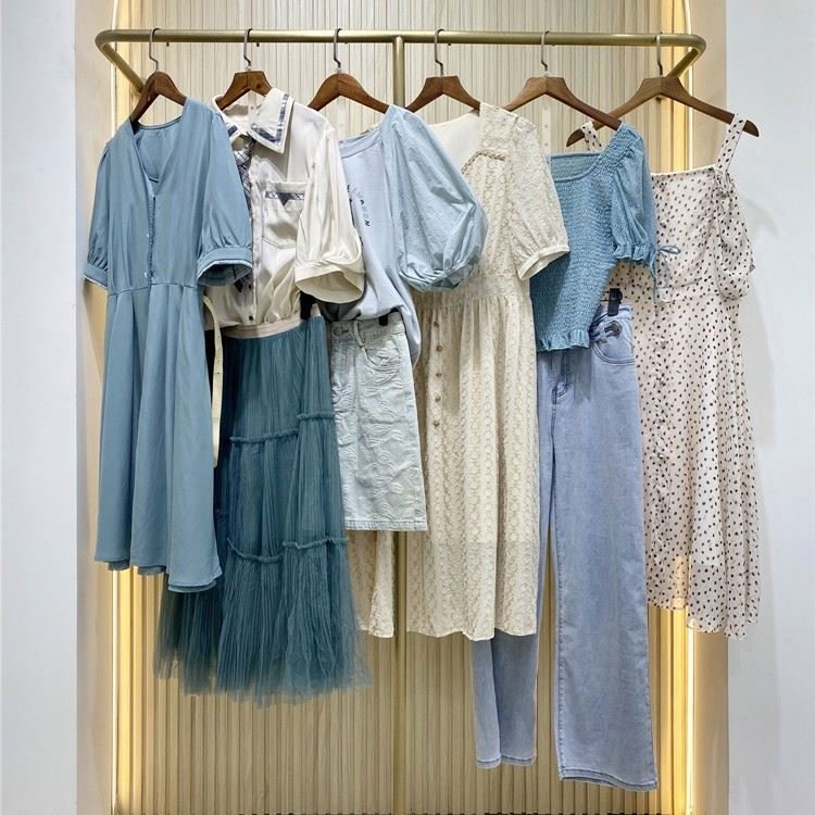 2024 Wholesale Cheap Summer Brand Women's Wear Mixed Used Dress Stock