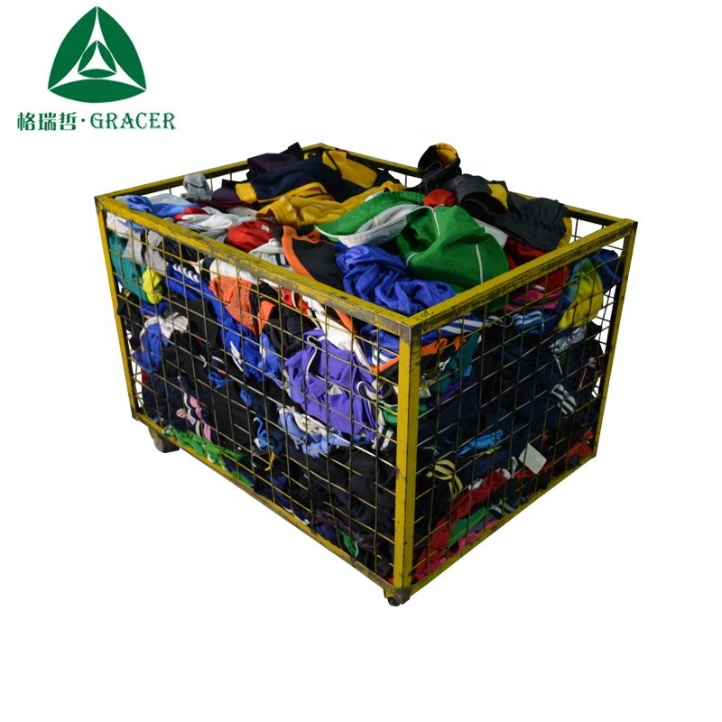 High quality bundle bales 80Kg school uniform from usa cotton nylon sport wear used clothes