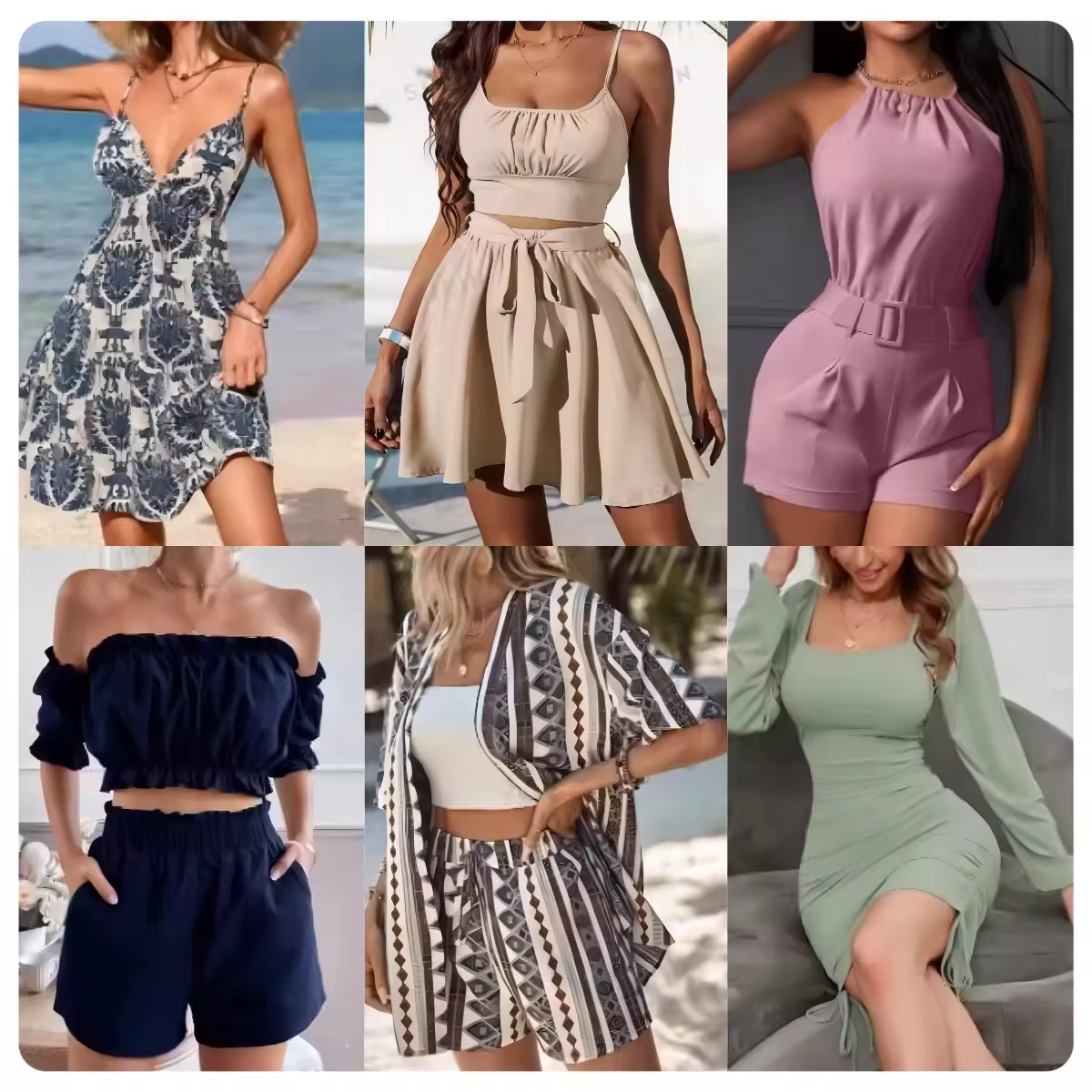 WO 2024 women Sexy summer dress women dress casual dress stock clothes mixed Brand