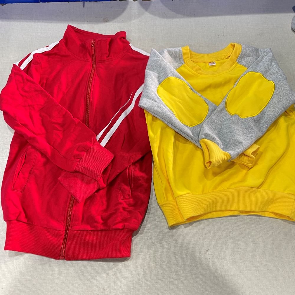 summer children jogging sports wear used clothes used suits in bales clothing manufacturers