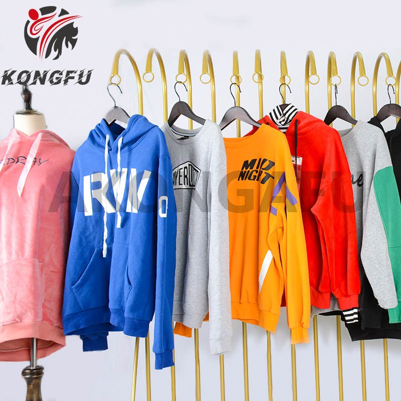 AKONGFU apparel stock a grade cheap hoody hoodies jacket for men stylish apparel european stock used clothes in bulk