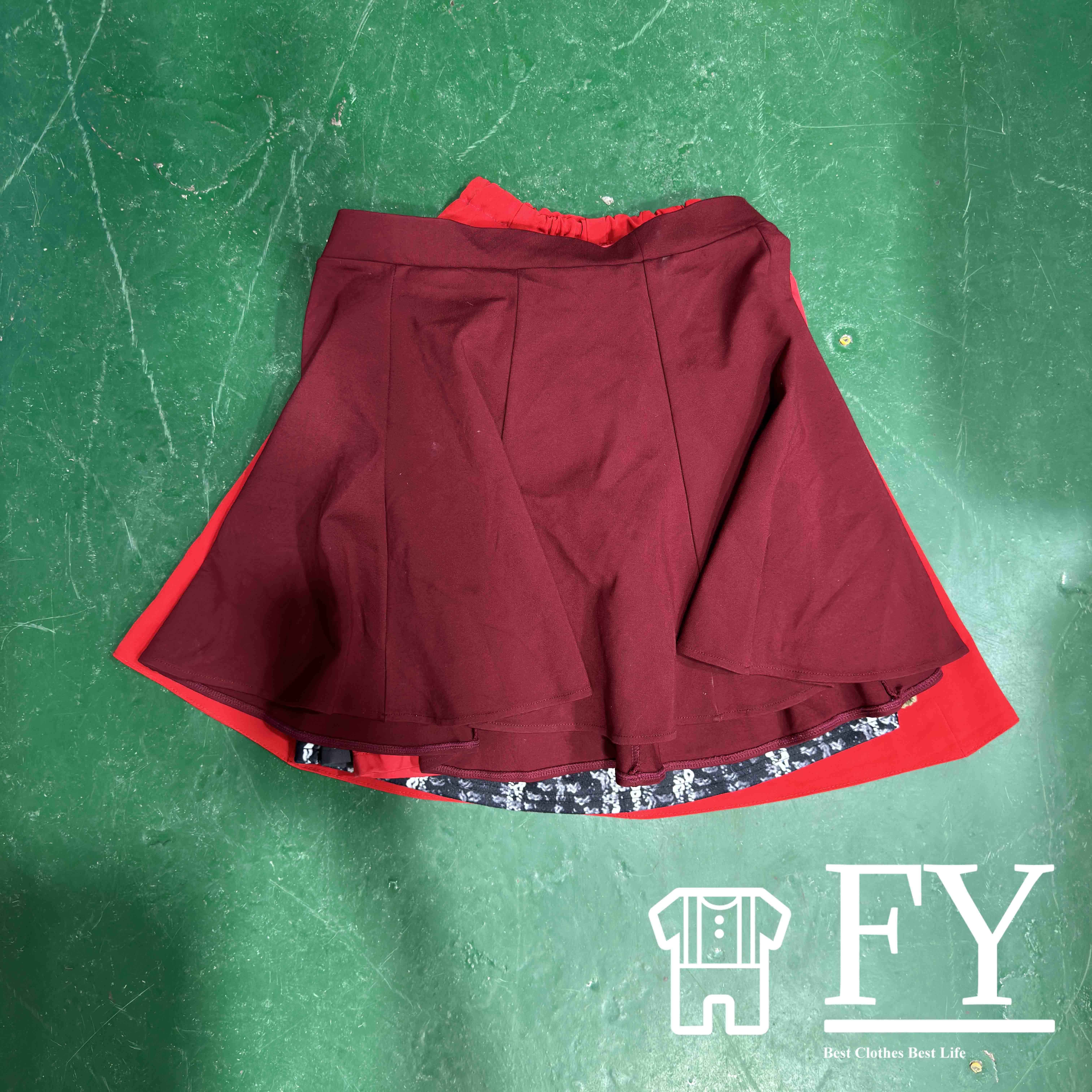 FengYang Hot Sales Ladies Office Skirt Suit Fashion Second Hand Clothes Lady Mini Skirt Second Hand Clothes Bales