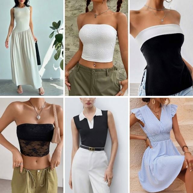 Women's summer clothing mixed leisure elegant slim fit dress T-shirt pants short skirt top clothing wholesale random delivery
