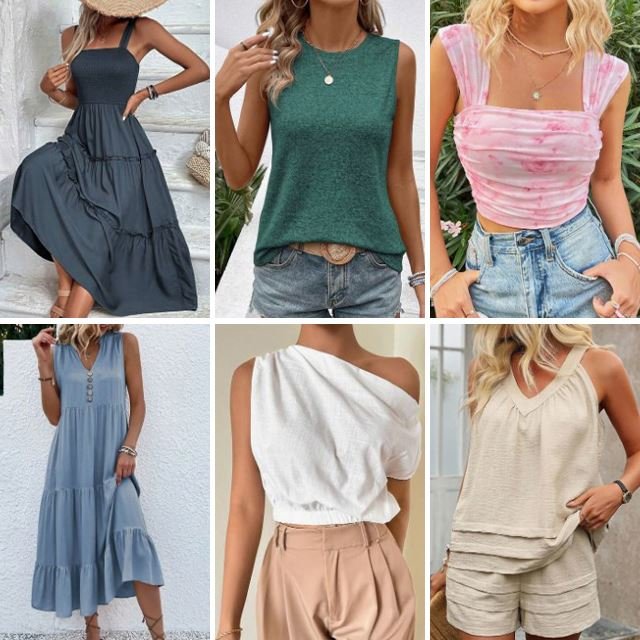 Women's summer clothing mixed leisure elegant slim fit dress T-shirt pants short skirt top clothing wholesale random delivery