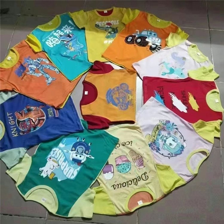 Girls Summer Casual Cotton Dress Wholesale Children's Fashion Apparel Stock Factory Bulk Supply for Kids Clothes