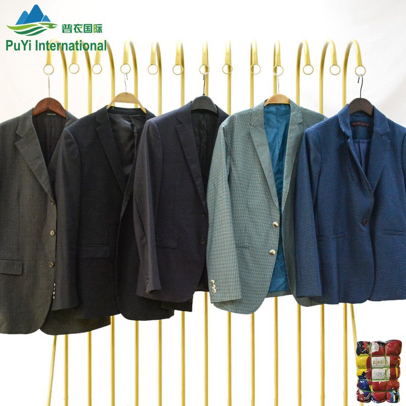 Men suit business blazer coat men's used clothes branded men bale second hand clothes used jackets clothing
