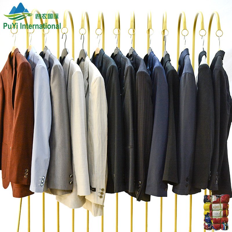 Men suit business blazer coat men's used clothes branded men bale second hand clothes used jackets clothing