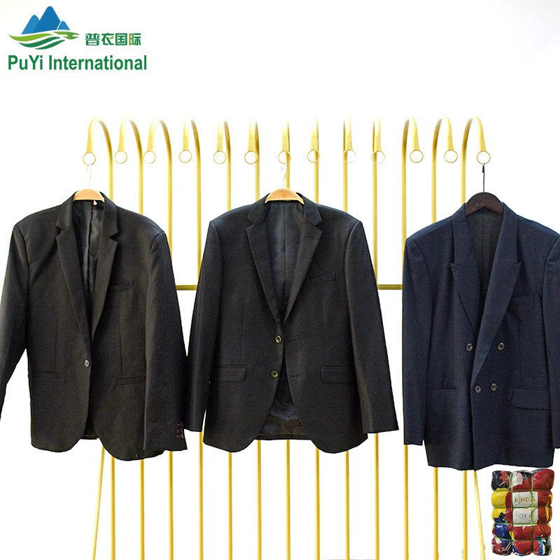 Men suit business blazer coat men's used clothes branded men bale second hand clothes used jackets clothing