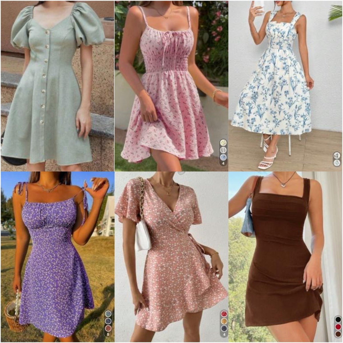 Brand Women's Mix Style Stock Dresses T-shirts Small Shirts Pants Skirts used clothes
