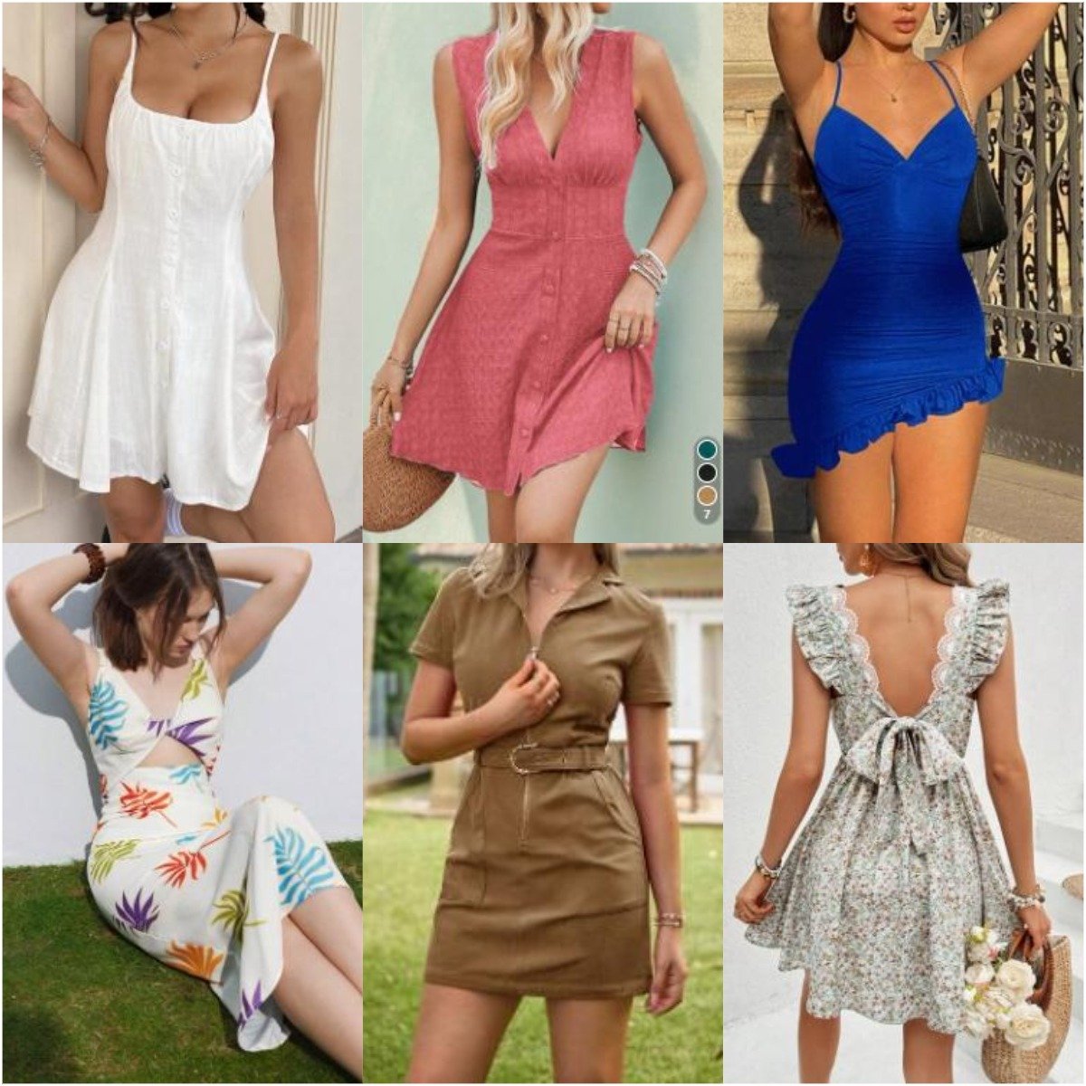 Brand Women's Mix Style Stock Dresses T-shirts Small Shirts Pants Skirts used clothes