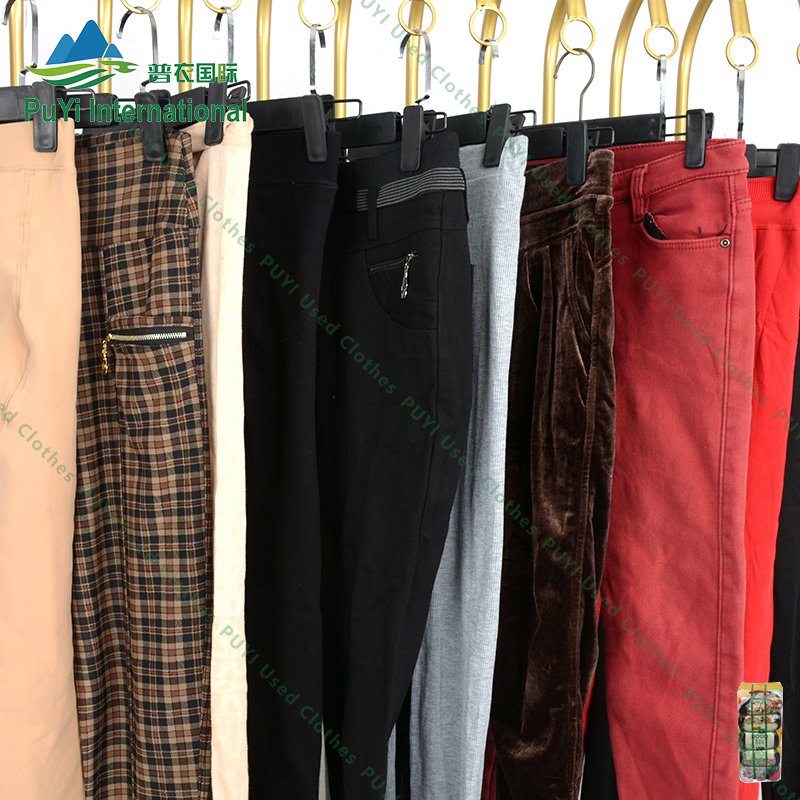 Ladies legging pant winter branded used clothes second hand wholesale used clothing bales from usa