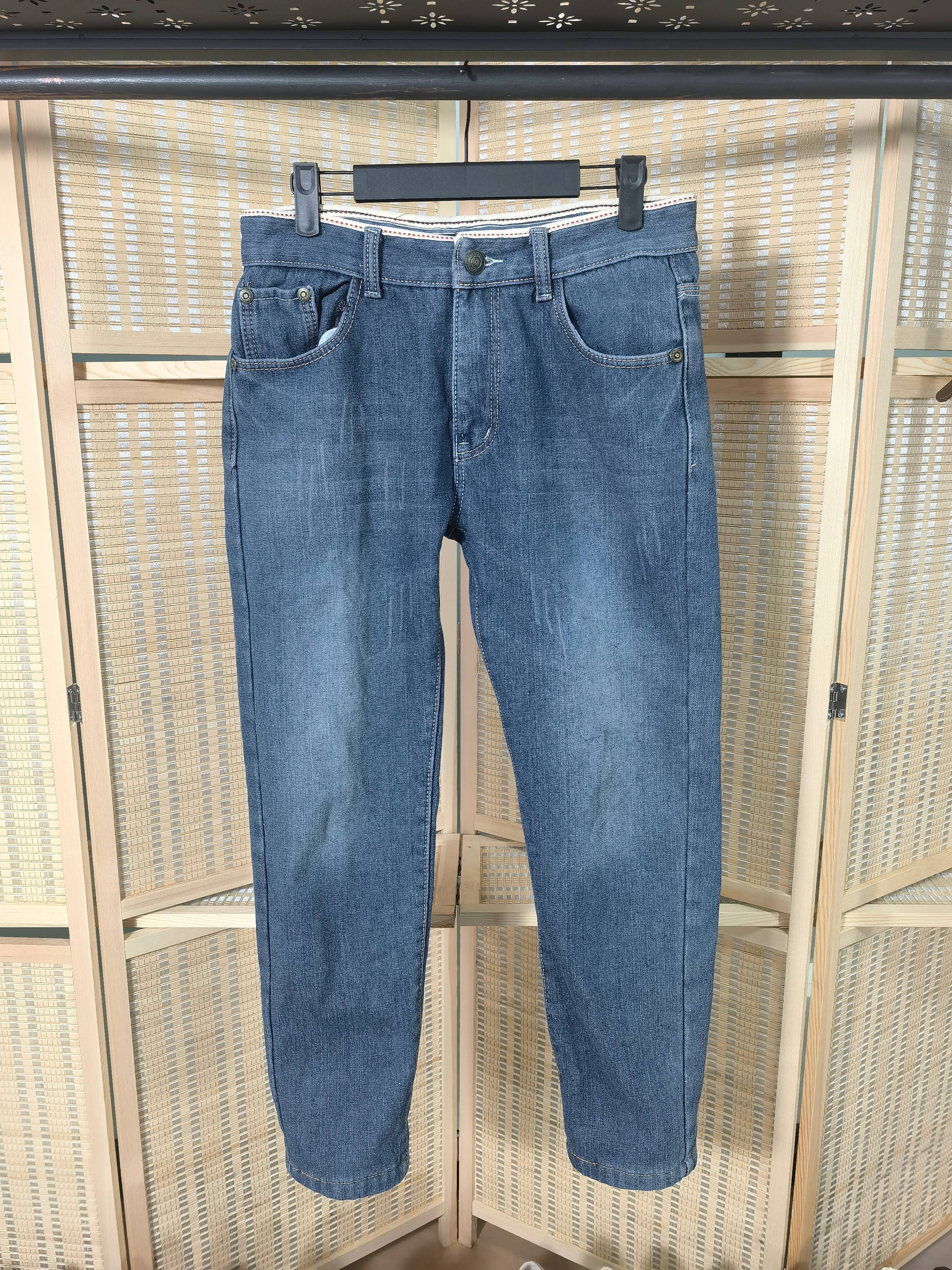 Wholesale High Quality Popular Stylish Casual Thick Second Hand Men's Jeans Used Clothes