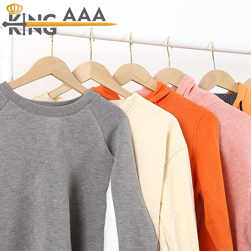 Luxury branded second hand clothes pressed package man hoodies used clothing bales for ukay