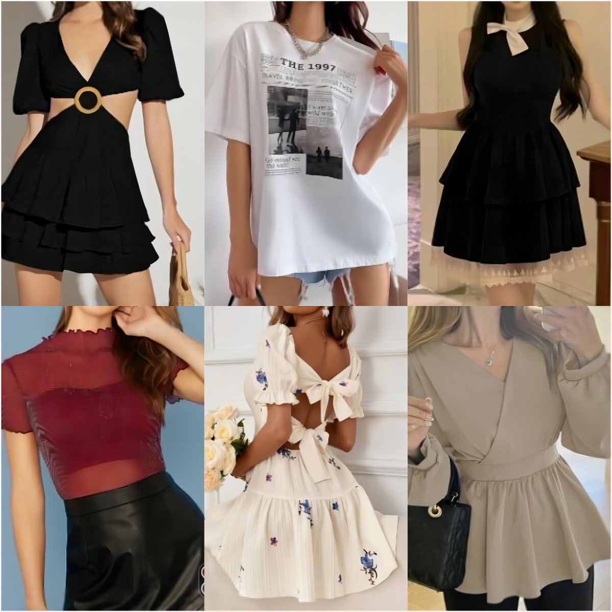 New Women's dresses ropa Wholesale Pacas De Ropa Branded Women Dress Tops T-shirt Clothes bale