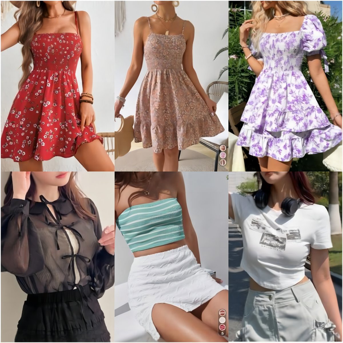 New Women's dresses ropa Wholesale Pacas De Ropa Branded Women Dress Tops T-shirt Clothes bale