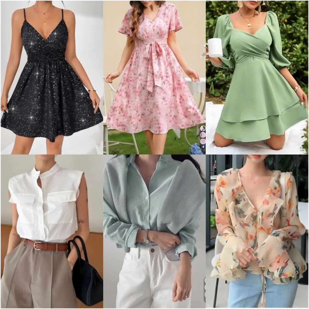 New Women's dresses ropa Wholesale Pacas De Ropa Branded Women Dress Tops T-shirt Clothes bale