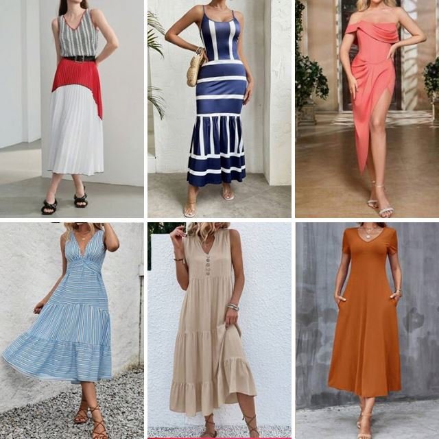 Hot selling casual dress inventory summer women's printed suspender V-neck dress mixed random shipment