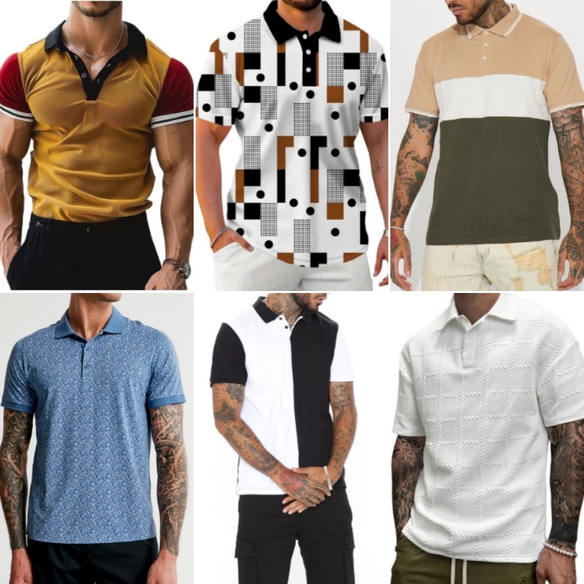 Bulk wholesale Men's casual short sleeved polo T-shirt Tail cargo printed polo shirt 100% cotton polo shirt randomly shipped