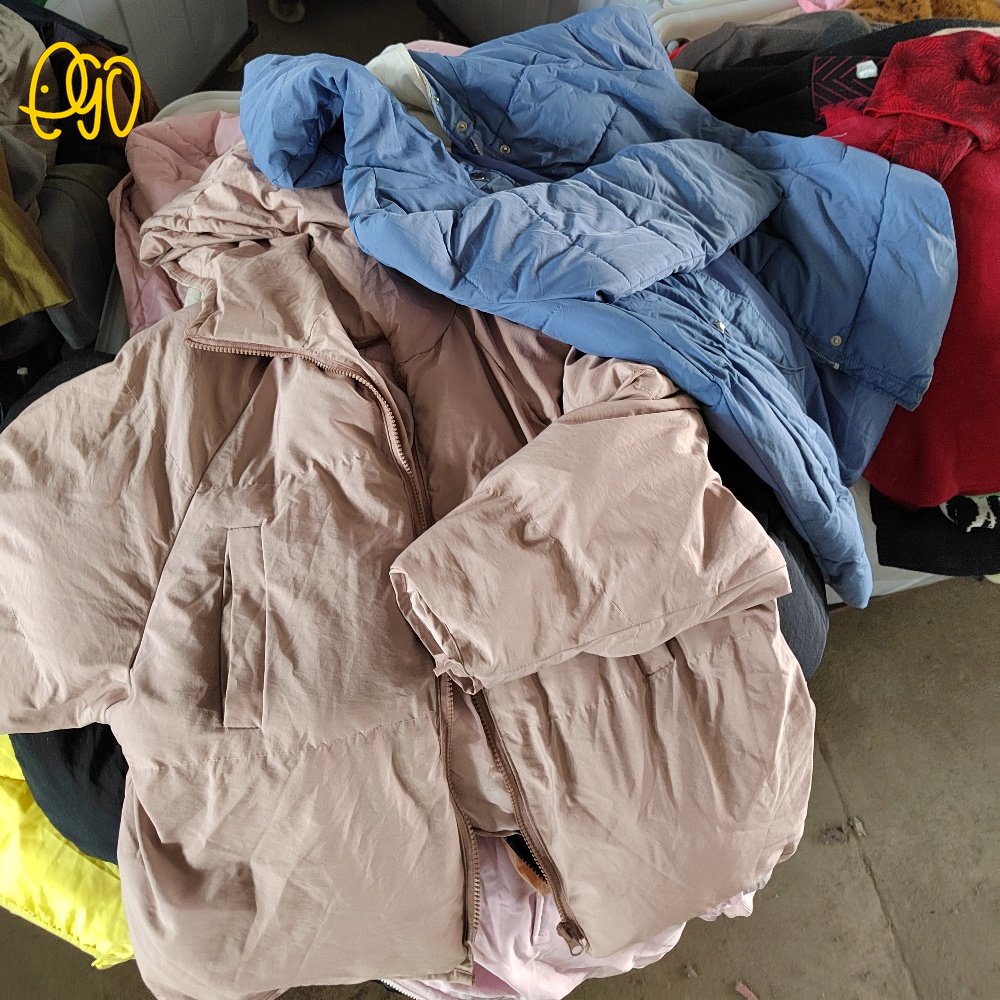 Wholesale Stock Second Hand Winter Branded Heavyweight Packas Padded Jackets For Ladies Used Women Clothes ukay ukay bales uk