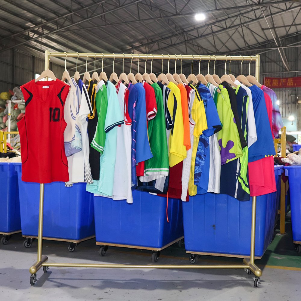 Hot Sale Vintage Jersey Men Women Mixed Second Hand Summer Top Ukay Bale Trendy Used Clothes for Adults