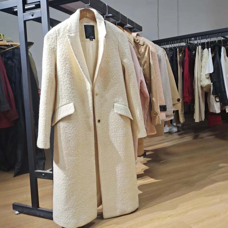 Casual coat used women's autumn and winter clothes second hand women's clothing stock bulk sale
