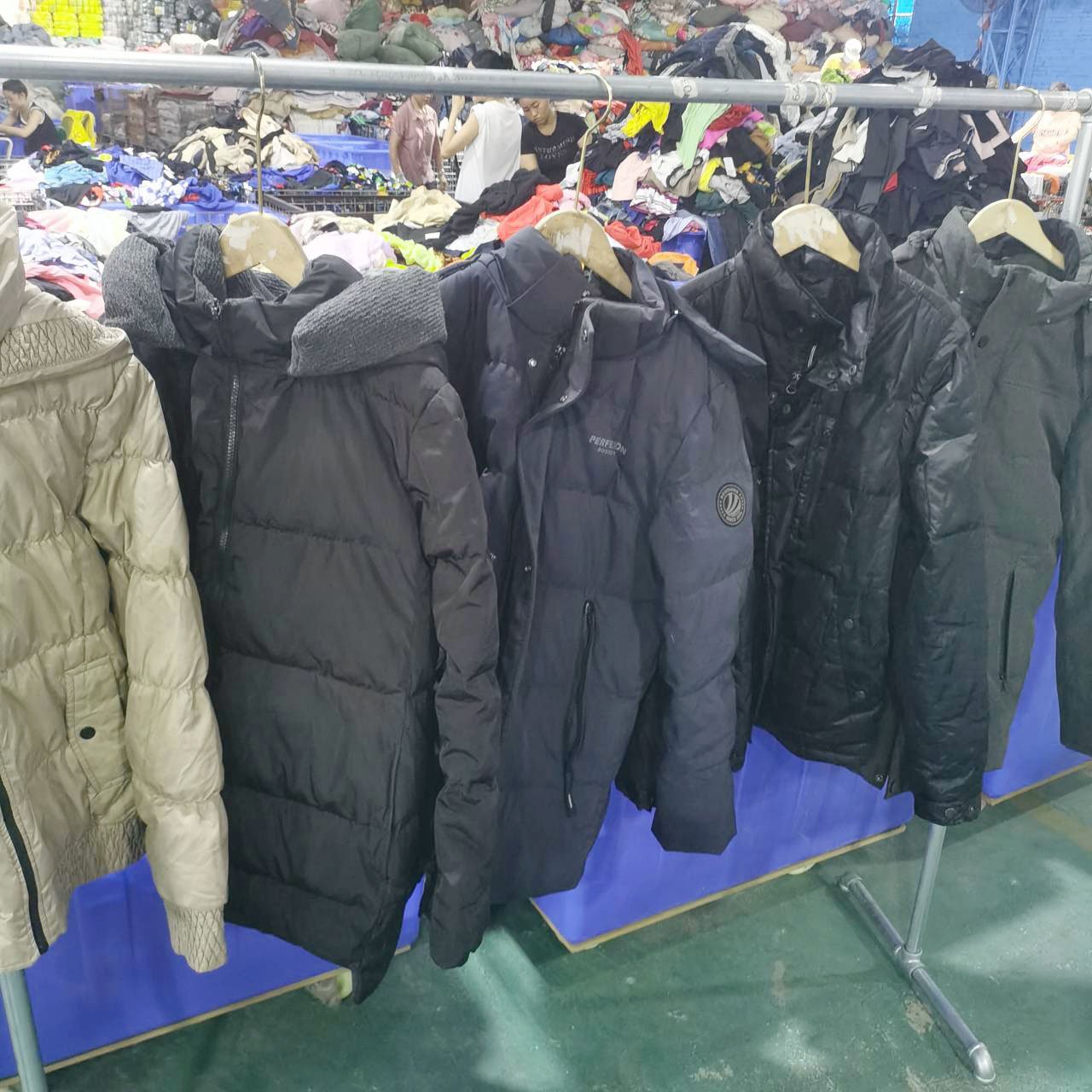 Megan Bales Second Hand Down Jackets Zipper Winter Used Clothes For Man And Women