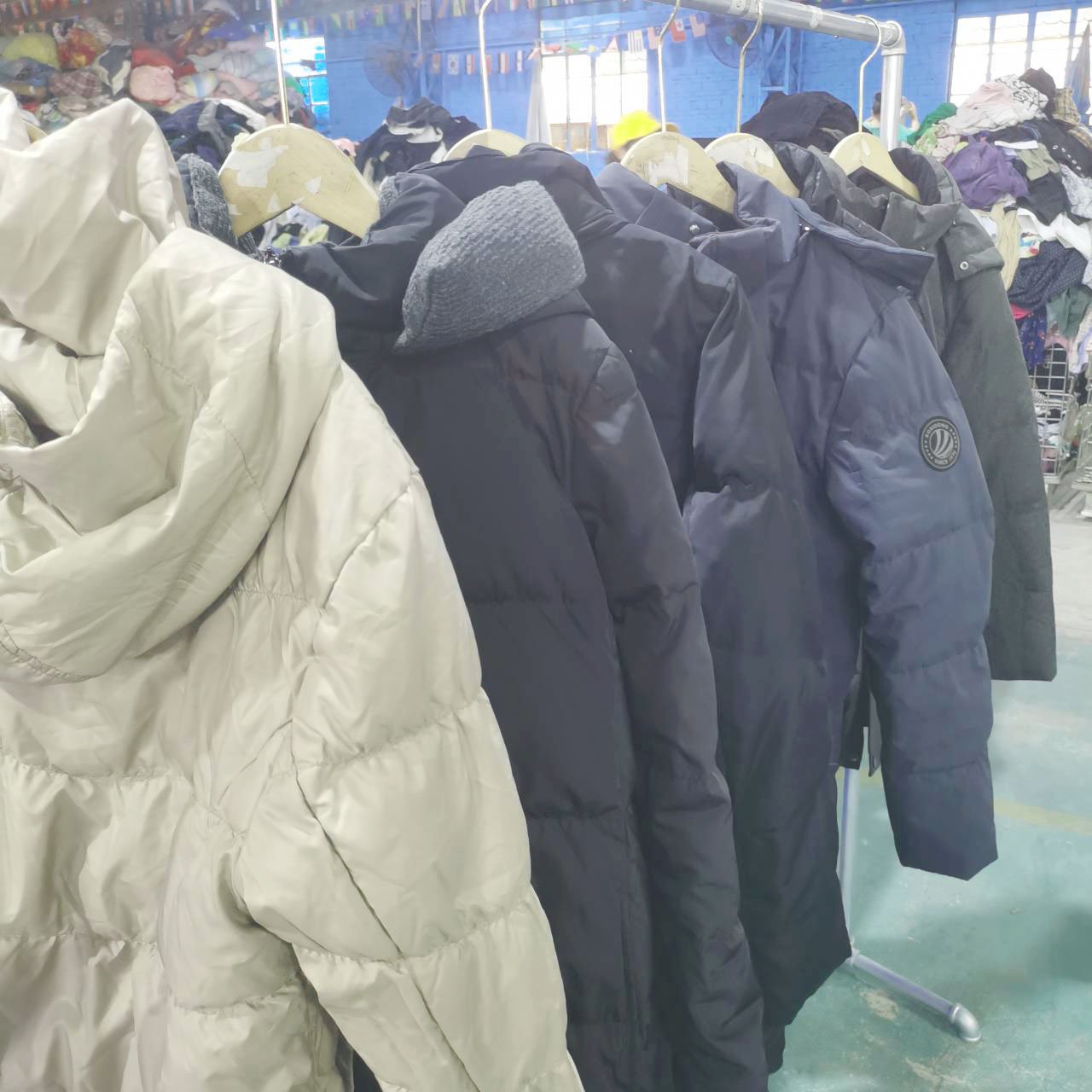Megan Bales Second Hand Down Jackets Zipper Winter Used Clothes For Man And Women