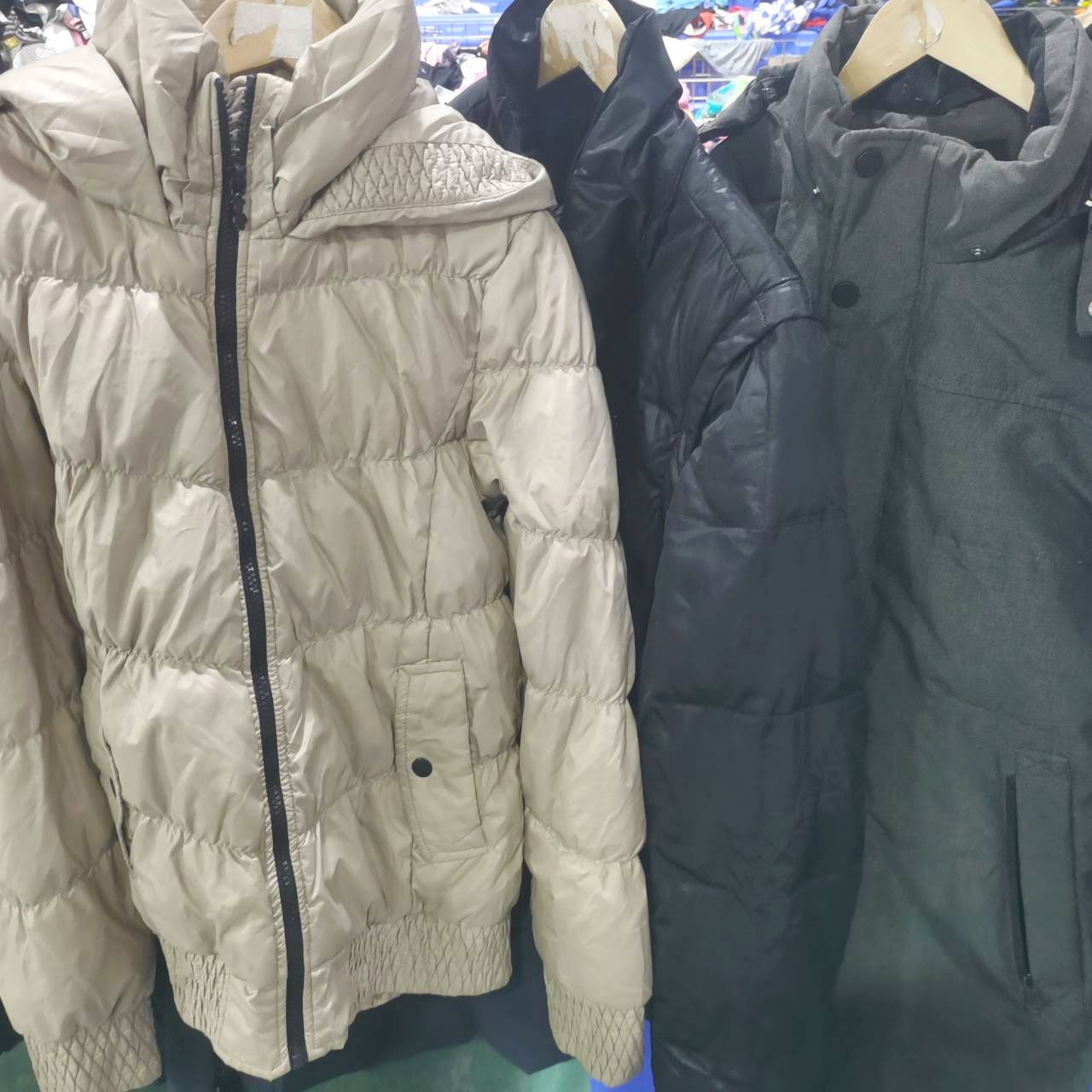 Megan Bales Second Hand Down Jackets Zipper Winter Used Clothes For Man And Women