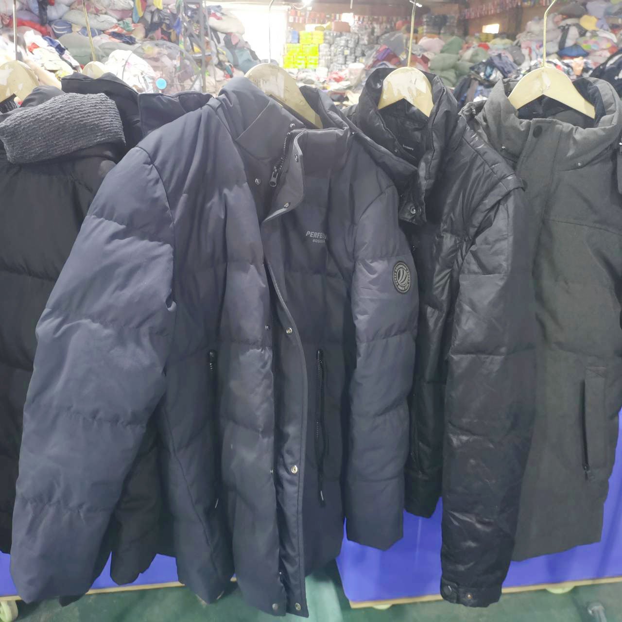 Megan Bales Second Hand Down Jackets Zipper Winter Used Clothes For Man And Women