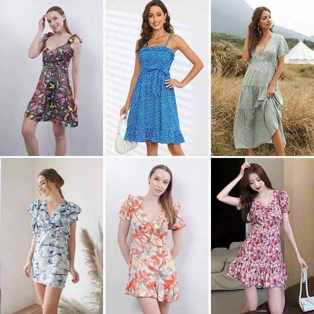 Clothing Manufactures Summer Clothes For Women 2023 Sets Easy To Wear Cheap Price Packaging High Quality Design Dress Clothing