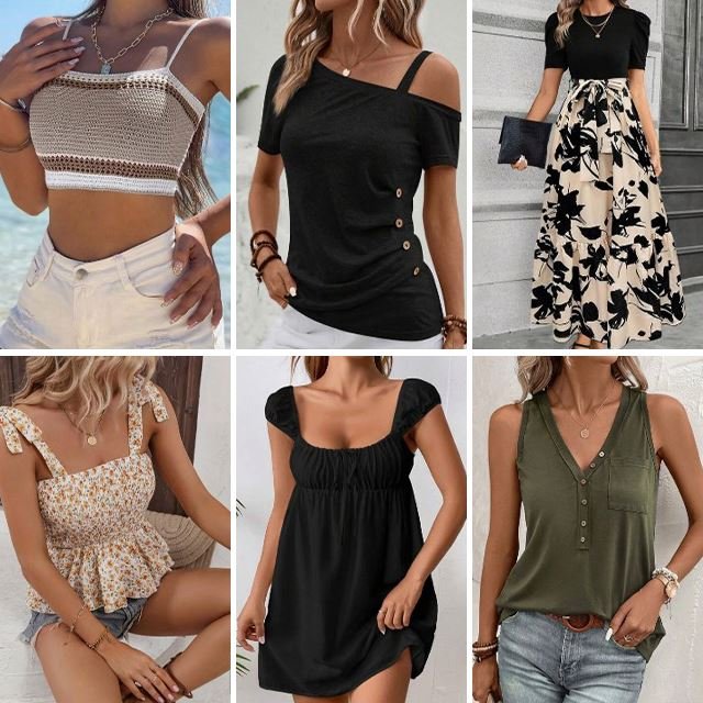2024 used clothing wholesale inventory clothing women's casual tops clothing women's clothing mix and match styles random
