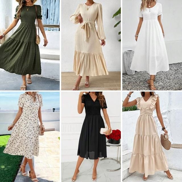 Summer printed chiffon cotton long dress, old clothes bag, second-hand clothes, women's dresses, random shipment
