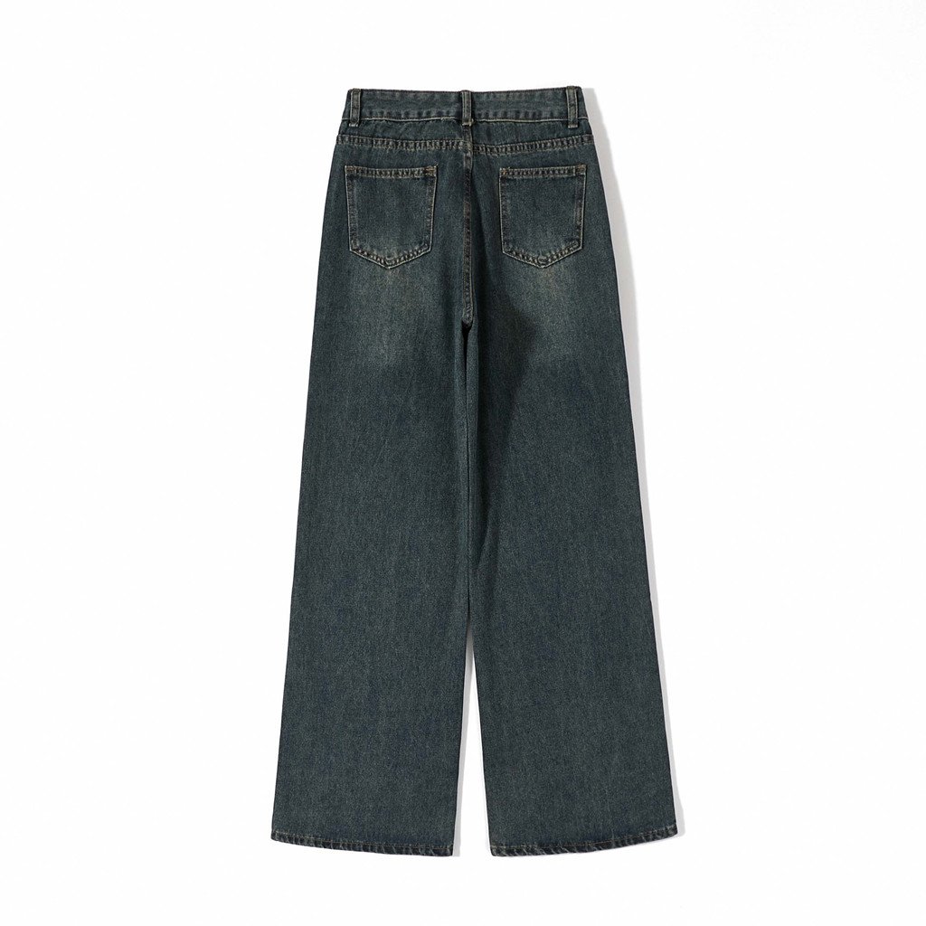 YHJ-051 Vintage Washed Baggy Jeans For Girls - Casual Women's Jeans Pants For 2024 - Stylish Jeans For Ladies