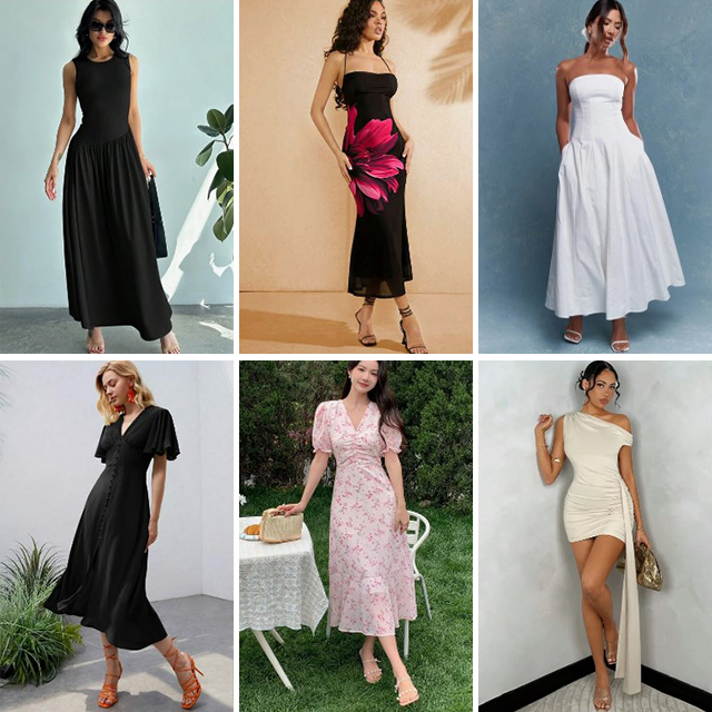 Wholesale summer hot selling women's short sleeved loose casual dresses mixed random delivery