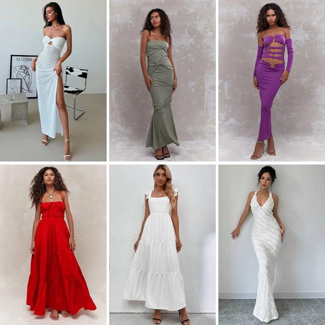 Wholesale summer hot selling women's short sleeved loose casual dresses mixed random delivery