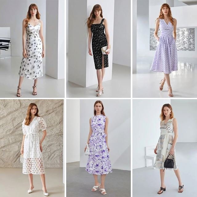 Hot selling casual dress inventory summer women's printed suspender V-neck dress mixed random shipment