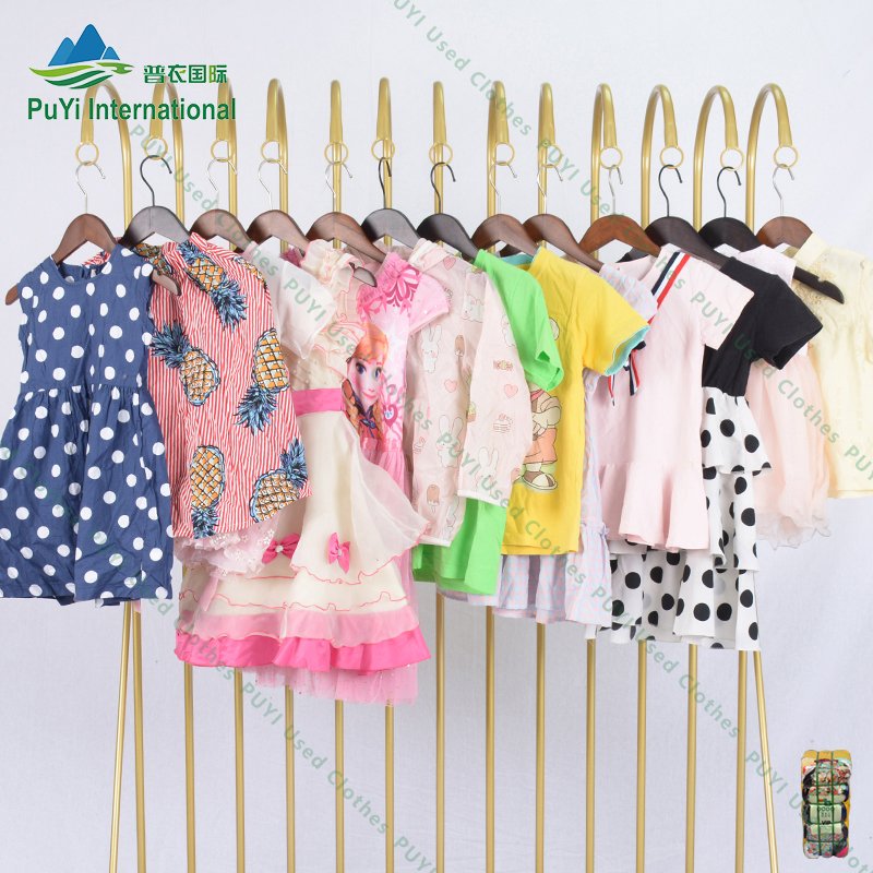 Children's summer wear second hand clothes baby kidswear bale used clothes