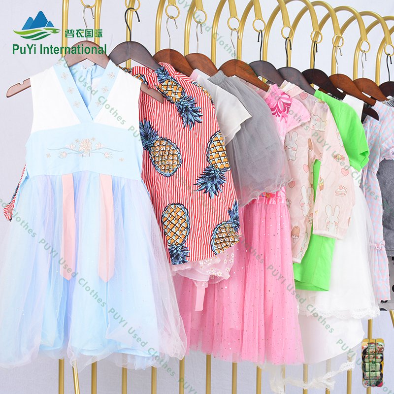 Children's summer wear second hand clothes baby kidswear bale used clothes
