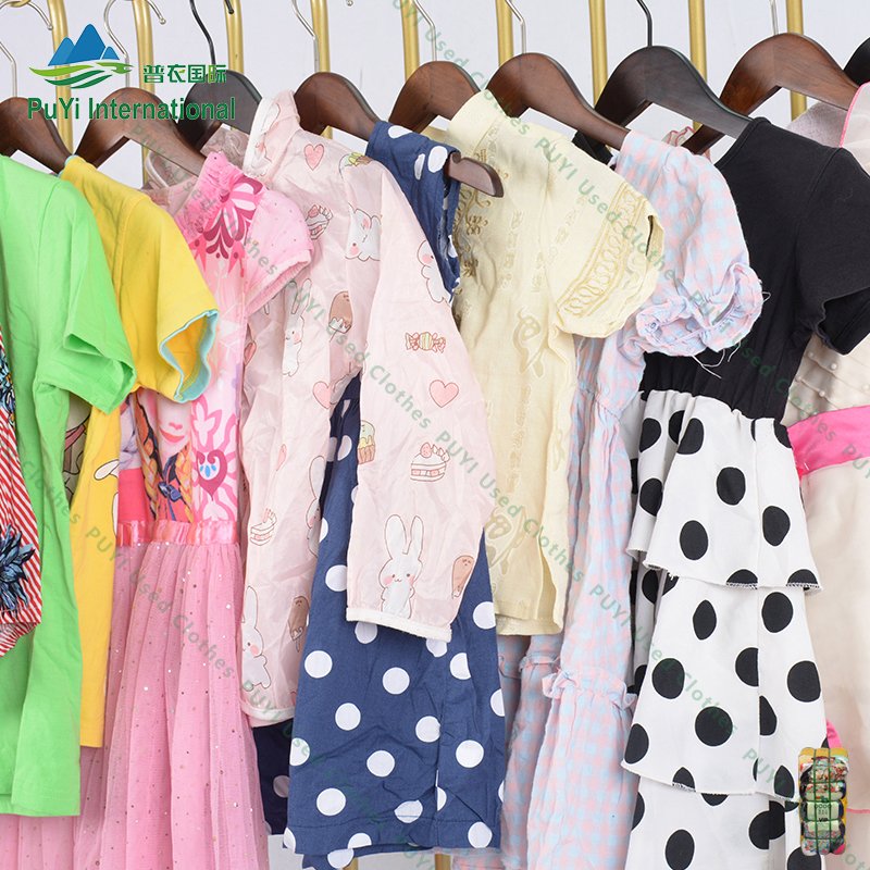 Children's summer wear second hand clothes baby kidswear bale used clothes