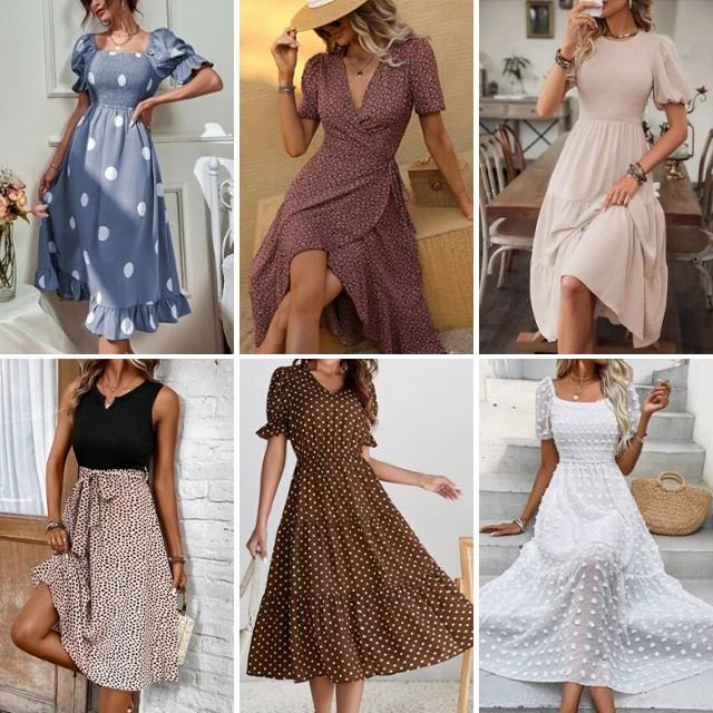 2024 Clearance Women's clothes wholesale casual dresses T-shirts mixed packaging random delivery stock clothing apparel stock