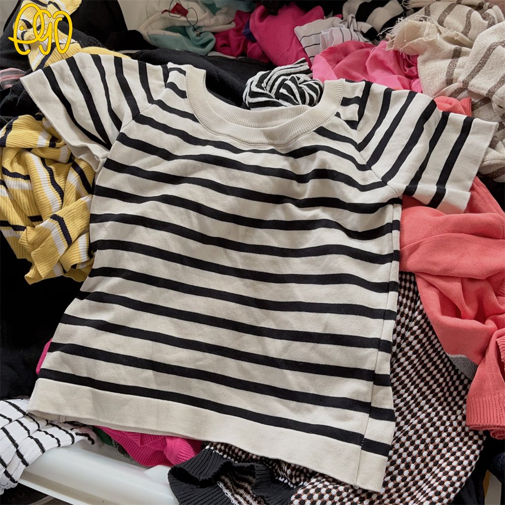 Used Clothes for Women T-shirt Branded Summer Clothes Used T-shirt Second Hand Clothes from Sweden